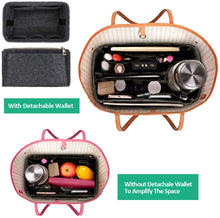 
                        
                          Load image into Gallery viewer, MA STRAP Purse Organizer with Detachable Zipper Pouch Multipurpose Felt Insert Bag Fit Speedy Neverfull Longchamp Tote
                        
                      