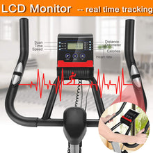 
                        
                          Cargar imagen en el visor de la galería, HEKA Indoor Exercise Cycling Bike Stationary, 35lbs Flywheel Magnetic Resistance, LCD Monitor Workout Fitness Bike, Load Capacity 400lbs - JOY2ESpree
                        
                      