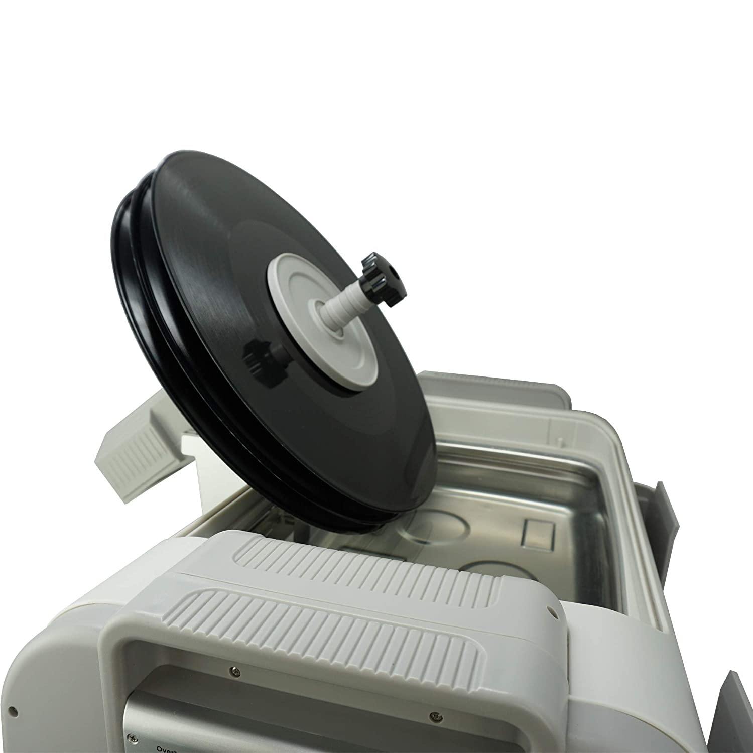 iSonic P4875II+MVR10 Motorized Ultrasonic Vinyl Record Cleaner, 110V (10-Records) - JOY2ESpree