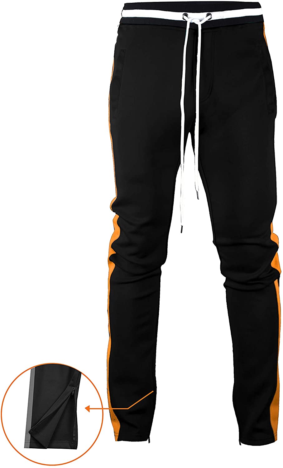 Screenshotbrand Mens Hip Hop Premium Slim Fit Track Pants