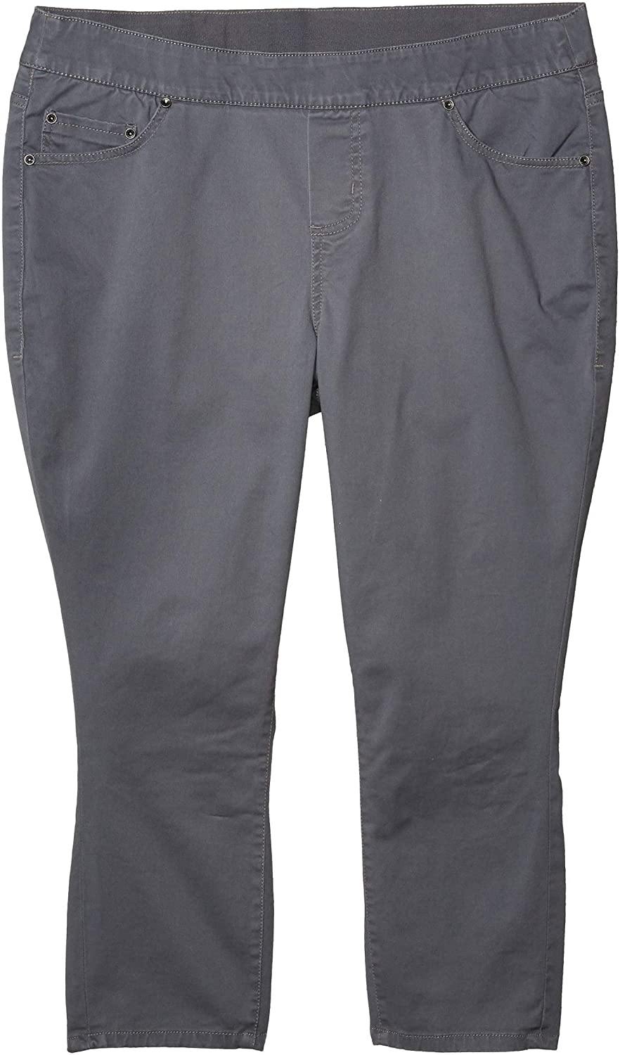 Jag Jeans Women's Plus Size Maya Skinny Pull on Crop Pant