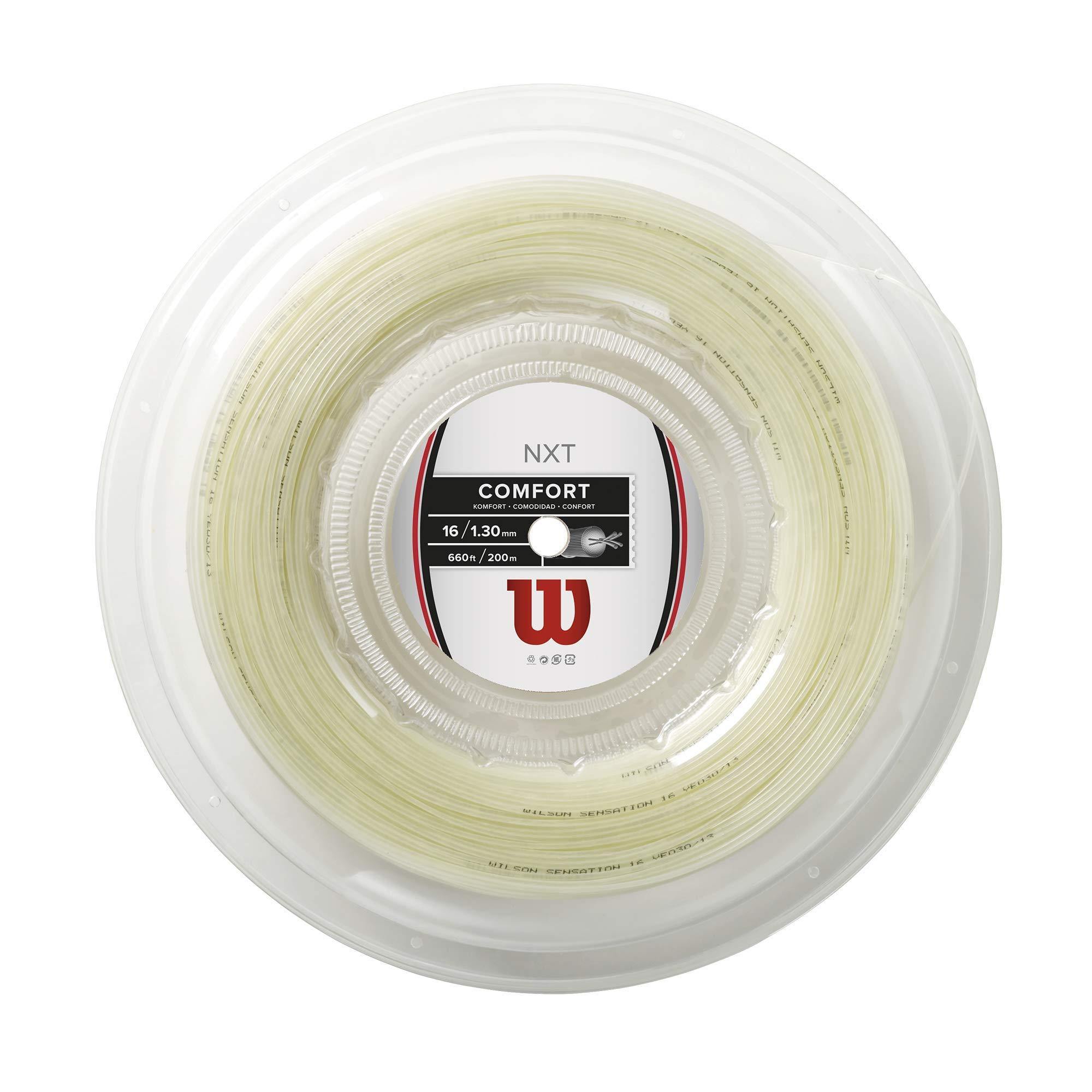Wilson Sporting Goods NXT 16 200 Meter Reel Tennis String, Natural, 16L - JOY2ESpree