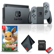 
                        
                          將圖片載入圖庫檢視器 Nintendo Switch (Gray) Gaming Console Bundle with Pokemon: Let's Go Eevee Game, 64GB Memory Card, and Cleaning Cloth - JOY2ESpree
                        
                      