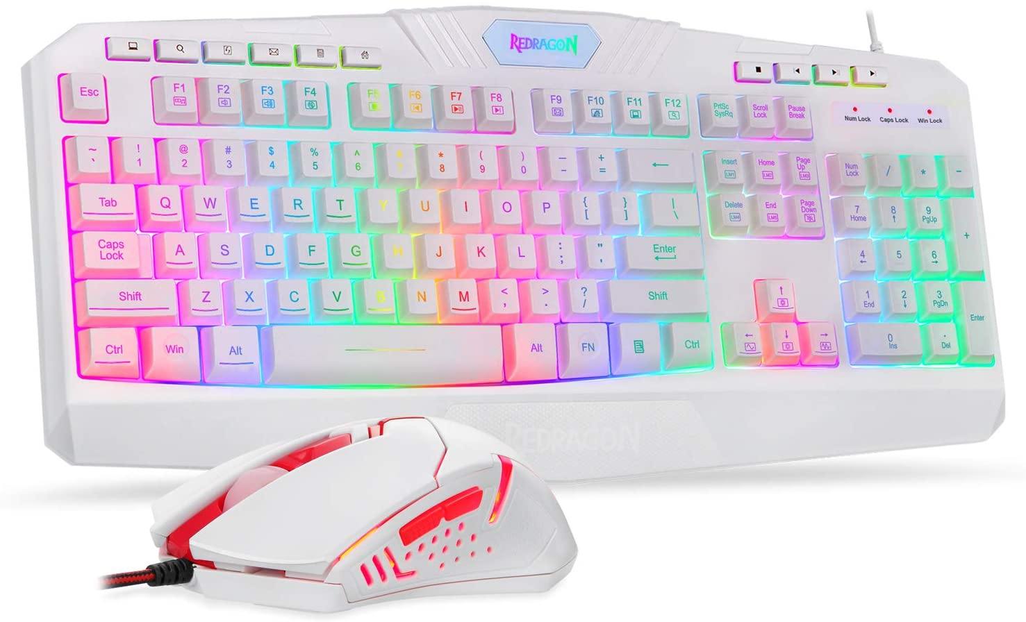 Redragon S101 Wired Gaming Keyboard and Mouse Combo RGB Backlit Gaming Keyboard - JOY2ESpree