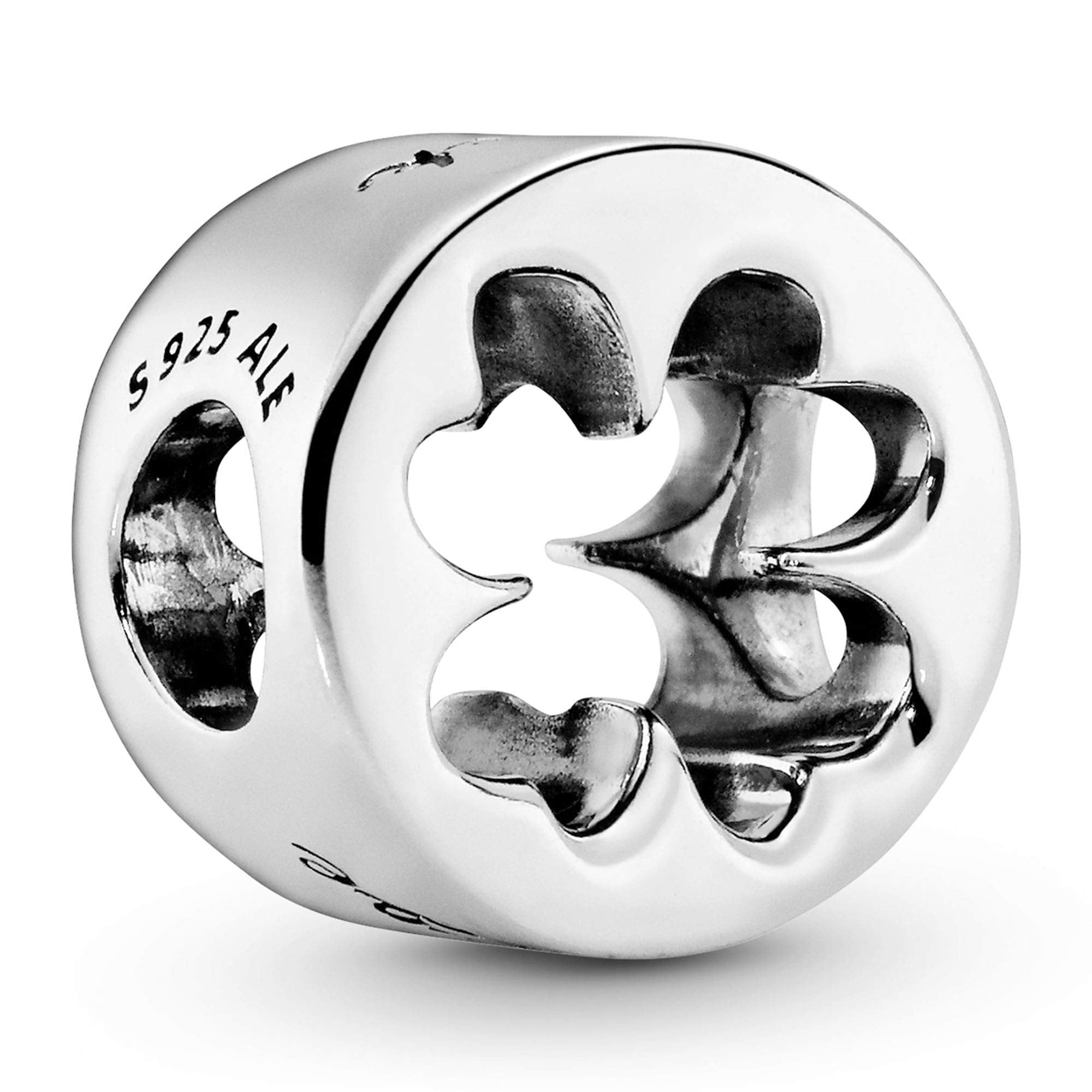 Pandora Jewelry Luck and Courage Four-Leaf Clover Sterling Silver Charm - JOY2ESpree