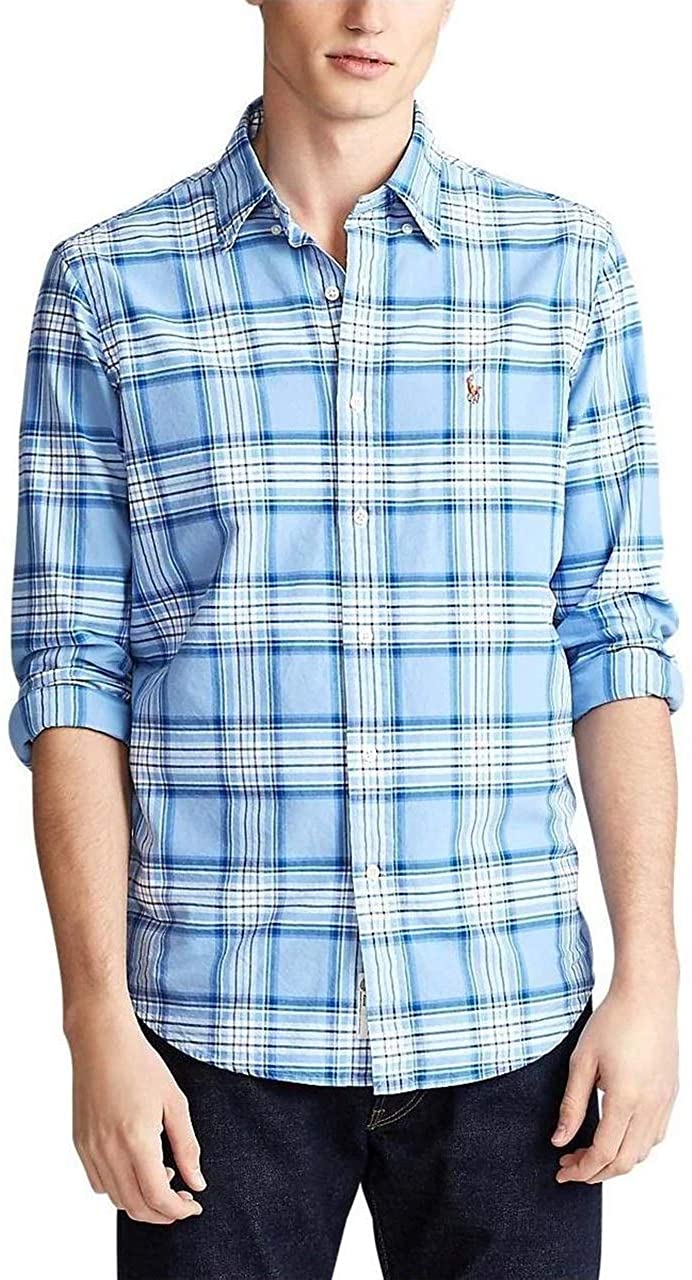 Ralph Lauren Mens Logo Button-Down Dress Shirt