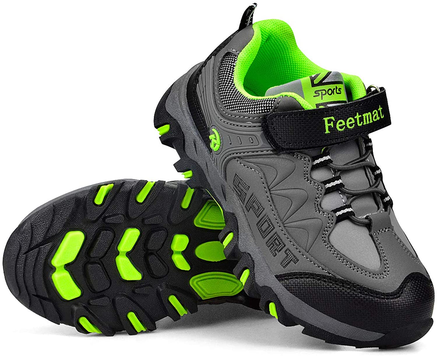 Biacolum Boys Girls Shoes Outdoor Hiking Waterproof Kids Sneaker