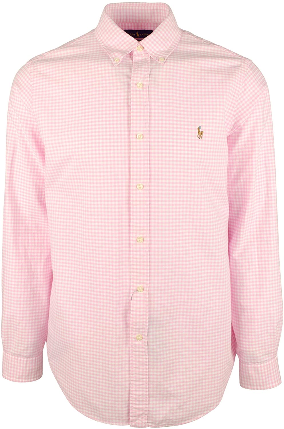 Ralph Lauren Mens Logo Button-Down Dress Shirt