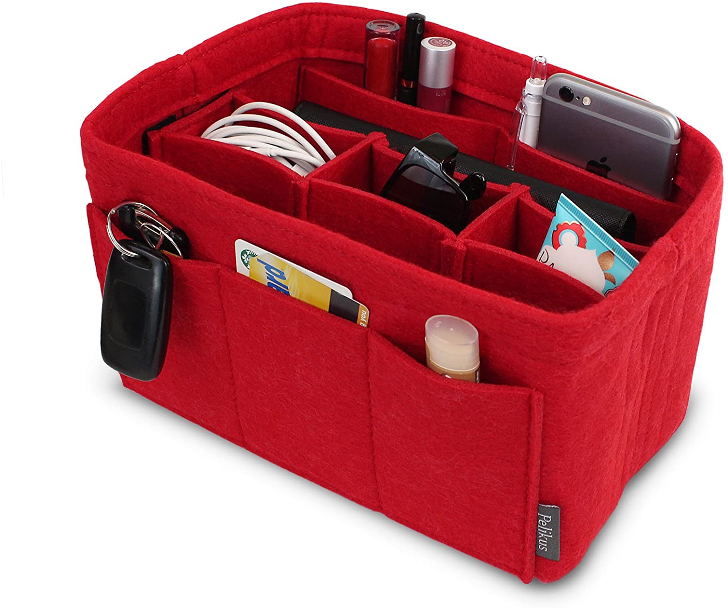 Pelikus Felt Purse & Tote Organizer Insert/Multi-Pocket Handbag Shaper