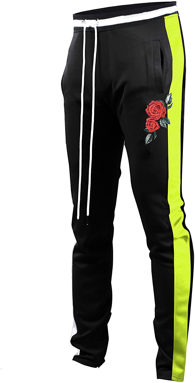 Screenshotbrand Mens Hip Hop Premium Slim Fit Track Pants