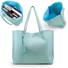 
                        
                          Cargar imagen en el visor de la galería, Oct17 Women Large Tote Bag - Tassels Faux Leather Shoulder Handbags, Fashion Ladies Purses Satchel Messenger Bags
                        
                      