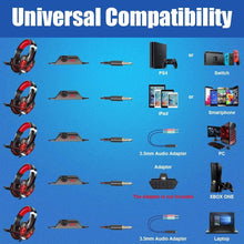 
                        
                          將圖片載入圖庫檢視器 BENGOO G9000 Stereo Gaming Headset for PS4 PC Xbox One PS5 Controller - JOY2ESpree
                        
                      