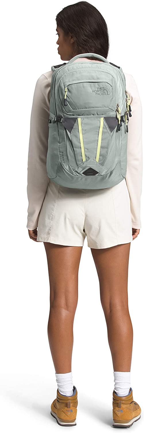 The North Face Women's Recon Backpack, TNF Black Heather/Silver Reflective, One Size