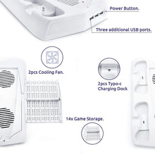 
                        
                          画像をギャラリービューアに読み込む, Stand with Cooling Fan and Dual Controller Charger for PS5 - JOY2ESpree
                        
                      