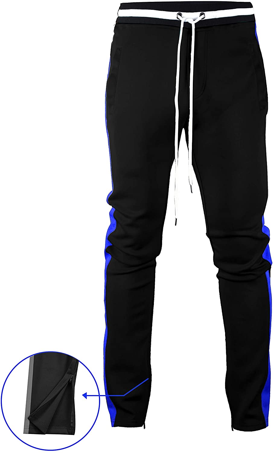Screenshotbrand Mens Hip Hop Premium Slim Fit Track Pants