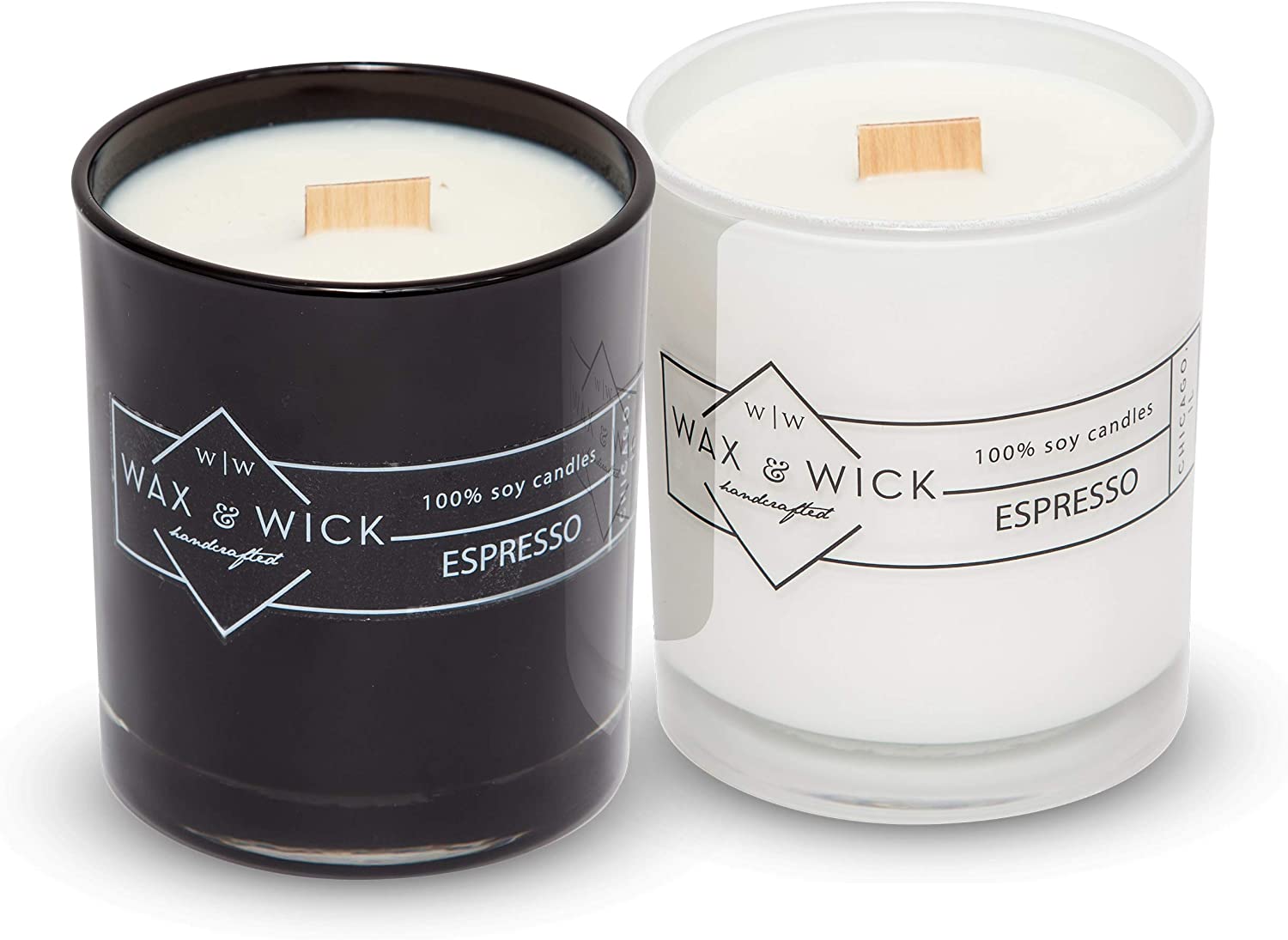 Scented Soy Candle: 100% Pure Soy Wax with Wood Double Wick