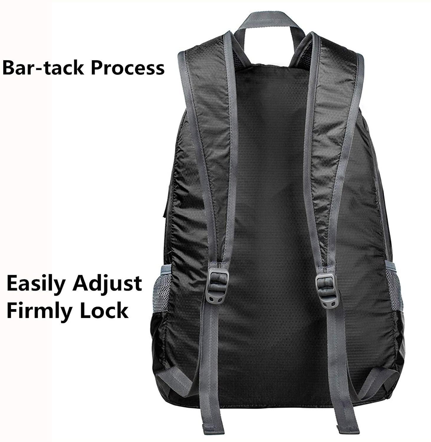 G4Free Ultra Lightweight Packable Backpack Travel Hiking Daypack Handy Foldable Water Resistant Camping Outdoor Backpack - JOY2ESpree