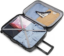 
                        
                          Load image into Gallery viewer, Samsonite Omni PC Hardside Expandable Luggage with Spinner Wheels, Black, Carry-On 20-Inch
                        
                      
