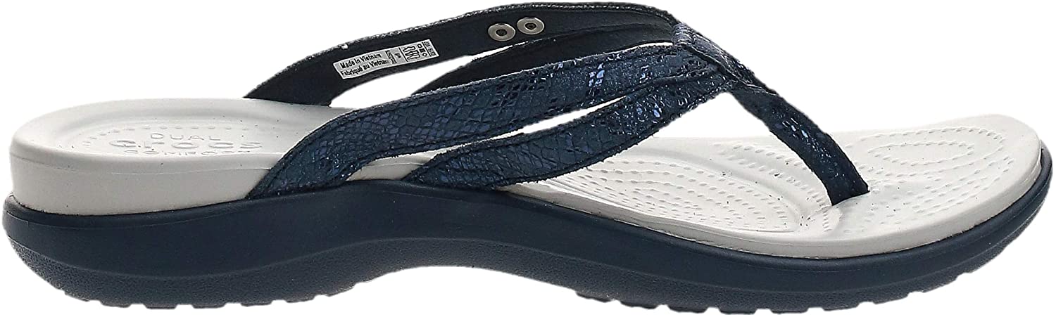 Crocs Women's Capri Strappy Flip Flop | Casual Comfortable Sandals
