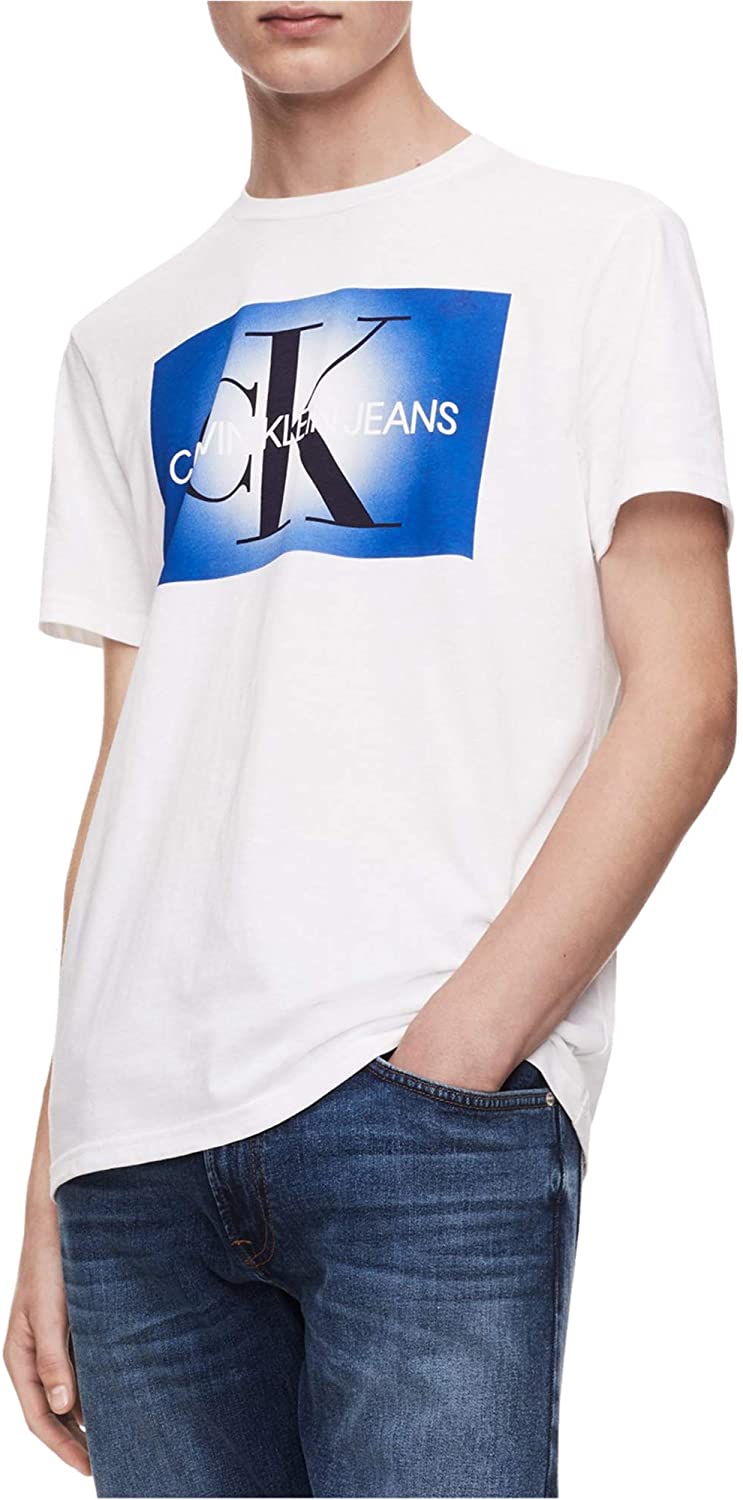 Calvin Klein Men's Short Sleeve Monogram Logo T-Shirt