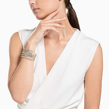 
                        
                          Cargar imagen en el visor de la galería, SWAROVSKI Women's Leather Look Crystal Power Bracelet Collection - JOY2ESpree
                        
                      