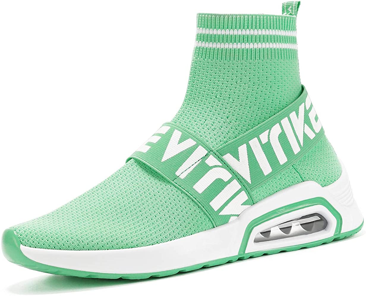 Women's Walking Shoes Running Shoes Socks Platform Fashion Mesh Sneakers Air Cushion Athletic Gym Casual Loafers Dance Hip-hop Shoes