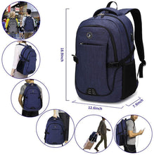 
                        
                          將圖片載入圖庫檢視器 SHRRADOO Durable Anti Theft Laptop Backpack Travel Backpacks Bookbag
                        
                      