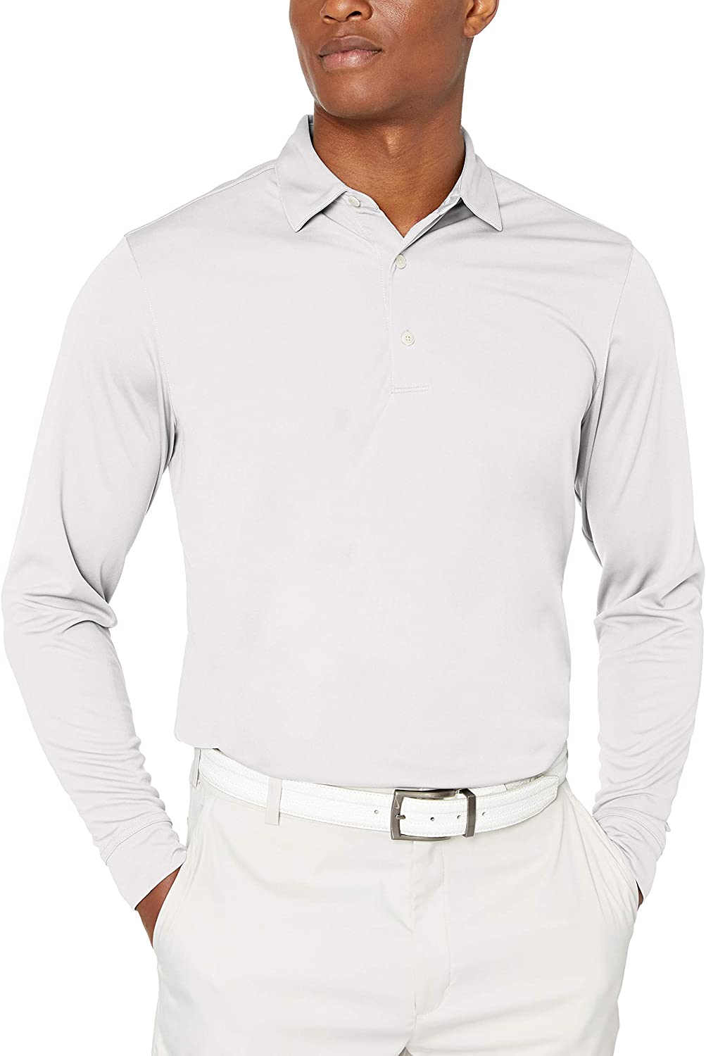 Greg Norman Men's Protek Ml75 Microlux 2 Below L/S Polo