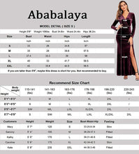 
                        
                          Load image into Gallery viewer, Ababalaya Long Sleeve Wrap Velvet Long Formal Dresses Cocktail Dress
                        
                      