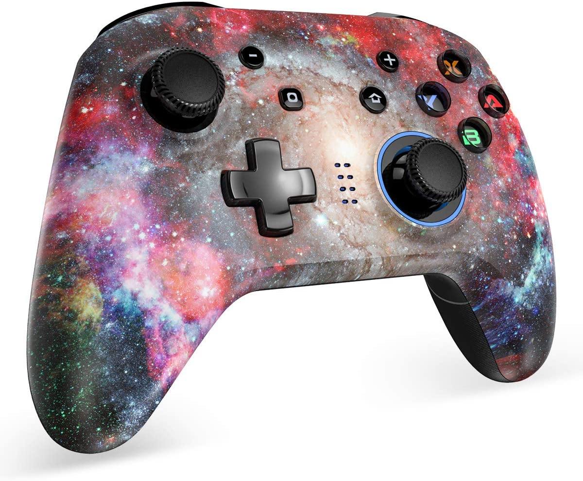 Wireless Controller for Nintendo Switch, Gamepad Joystick with Dual Vibration and Turbo for Switch, Pro, Windows XP/10/7/8/8.5 - JOY2ESpree