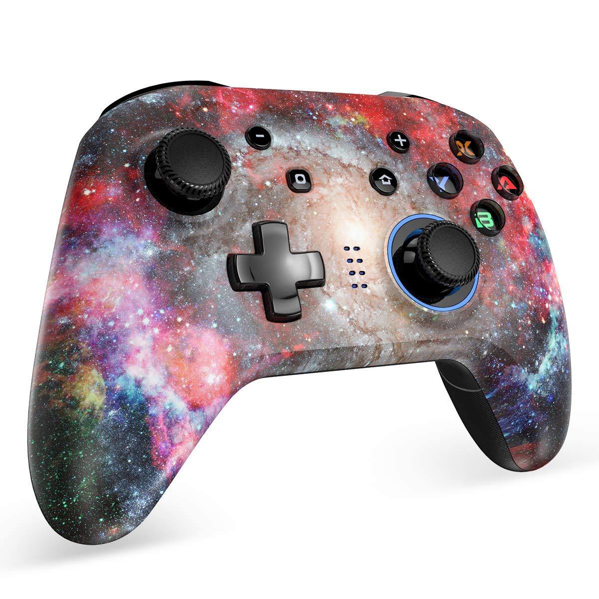 Wireless Controller for Nintendo Switch, Gamepad Joystick with Dual Vibration and Turbo for Switch, Pro, Windows XP/10/7/8/8.5 - JOY2ESpree