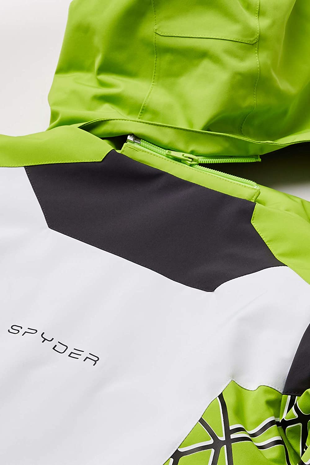 Spyder Boy’s Challenger Ski Jacket – Kids Full Zip Hooded Winter Coat