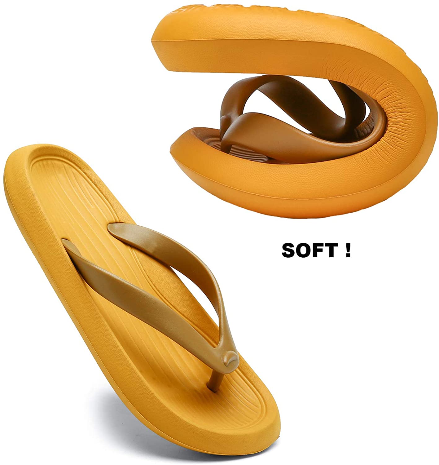 ChayChax Men’s Women’s Flip Flops Lightweight Thong Sandals Summer Beach Pool Shower Slippers