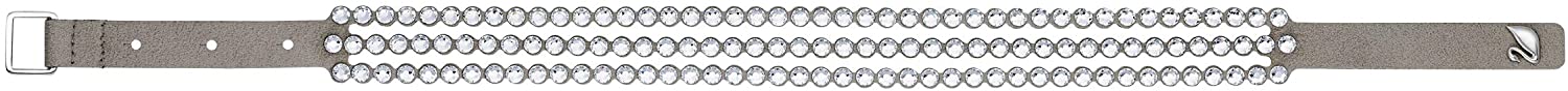 SWAROVSKI Women's Leather Look Crystal Power Bracelet Collection - JOY2ESpree