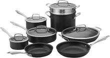 
                        
                          Cargar imagen en el visor de la galería, Cuisinart Dishwasher Safe Hard-Anodized 11-Piece Cookware Set, Black - JOY2ESpree
                        
                      