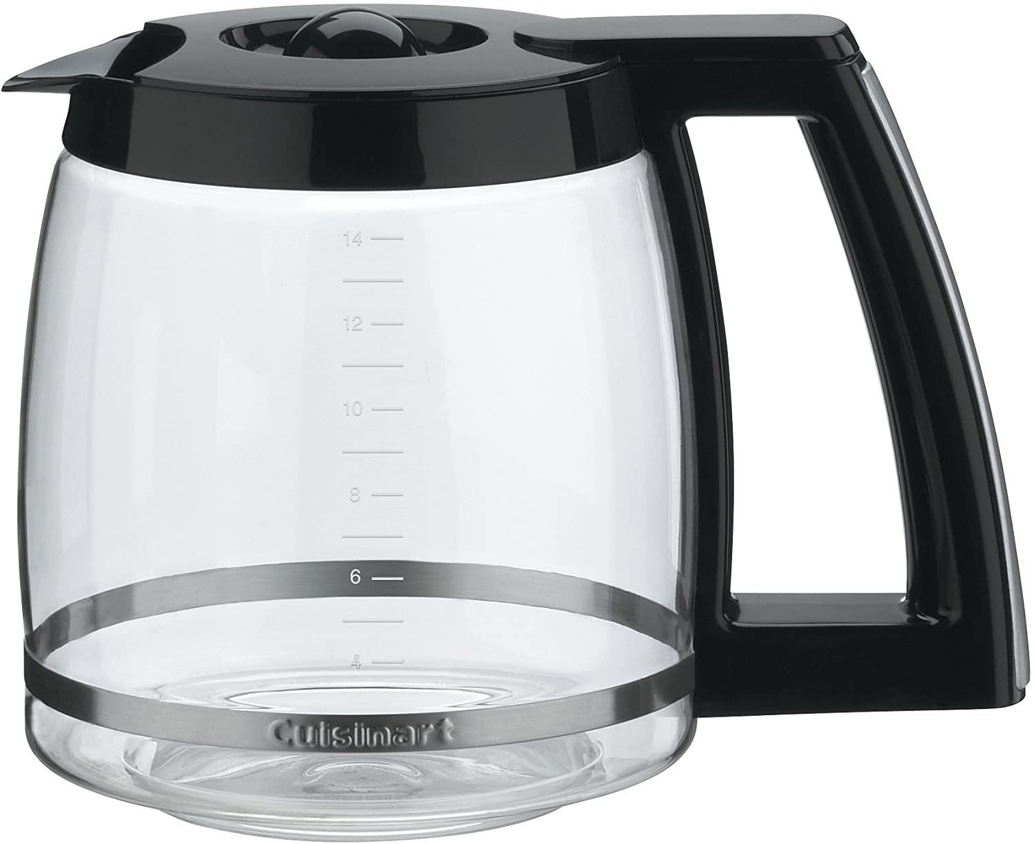 Cuisinart 14-Cup Replacement Glass Carafe, Black - JOY2ESpree