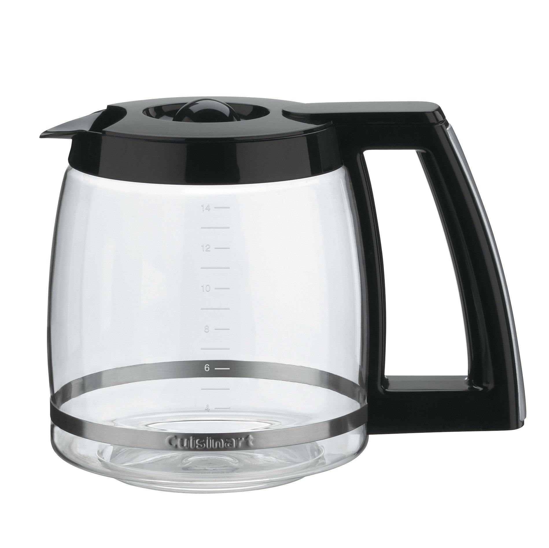 Cuisinart 14-Cup Replacement Glass Carafe, Black - JOY2ESpree