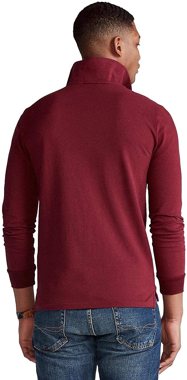 POLO RALPH LAUREN Men's Long Sleeve Mesh Polo Shirt