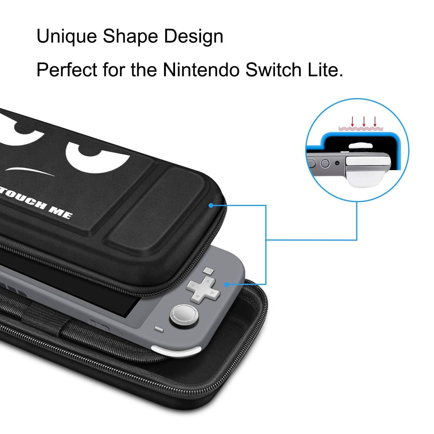 Fintie Carry Case for Nintendo Switch Lite 2019 - [Shockproof] Hard Shell Protective Cover Bag with 15 Game Card/2 Micro SD Card Slots - JOY2ESpree