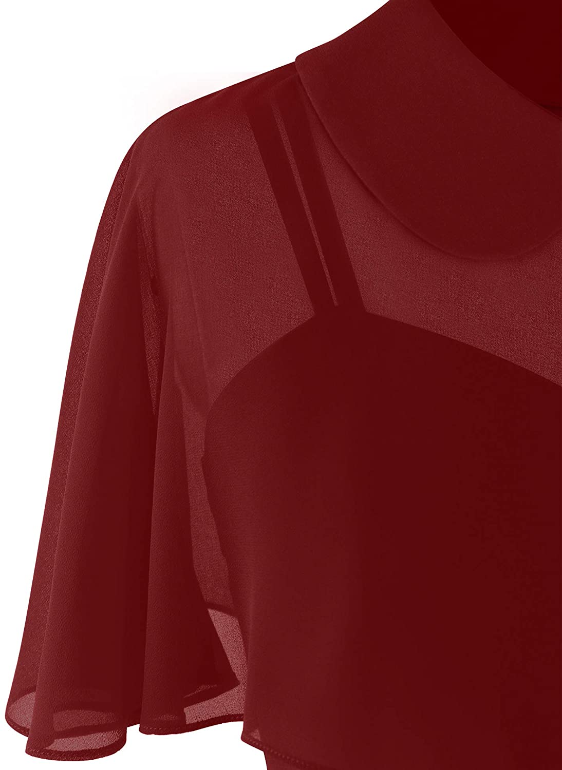 GownTown Women's 1950s Cloak Two-Piece Cocktail Dress