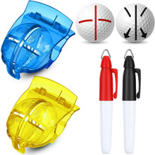 
                        
                          Muat gambar ke penampil Galeri, WILLBOND 2 Pieces Golf Ball Line Liner Drawing Marking Alignment Putting Tool and 2 Pieces Golf Ball Marker Pen, 4 Pieces Totally - JOY2ESpree
                        
                      