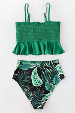 
                        
                          Muat gambar ke penampil Galeri, CUPSHE Women's High Waist Bikini Swimsuit Ruffle Smock Floral Print Two Piece Bathing Suit
                        
                      