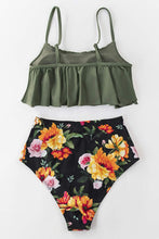 
                        
                          Muat gambar ke penampil Galeri, CUPSHE Women's High Waisted Falbala Bikini Set
                        
                      