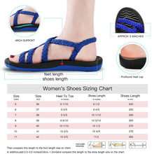
                        
                          Muat gambar ke penampil Galeri, MEGNYA Women's Comfortable Walking Sandals with Arch Support Waterproof for Walking/Hiking/Travel/Wedding/Water Spot/Beach
                        
                      