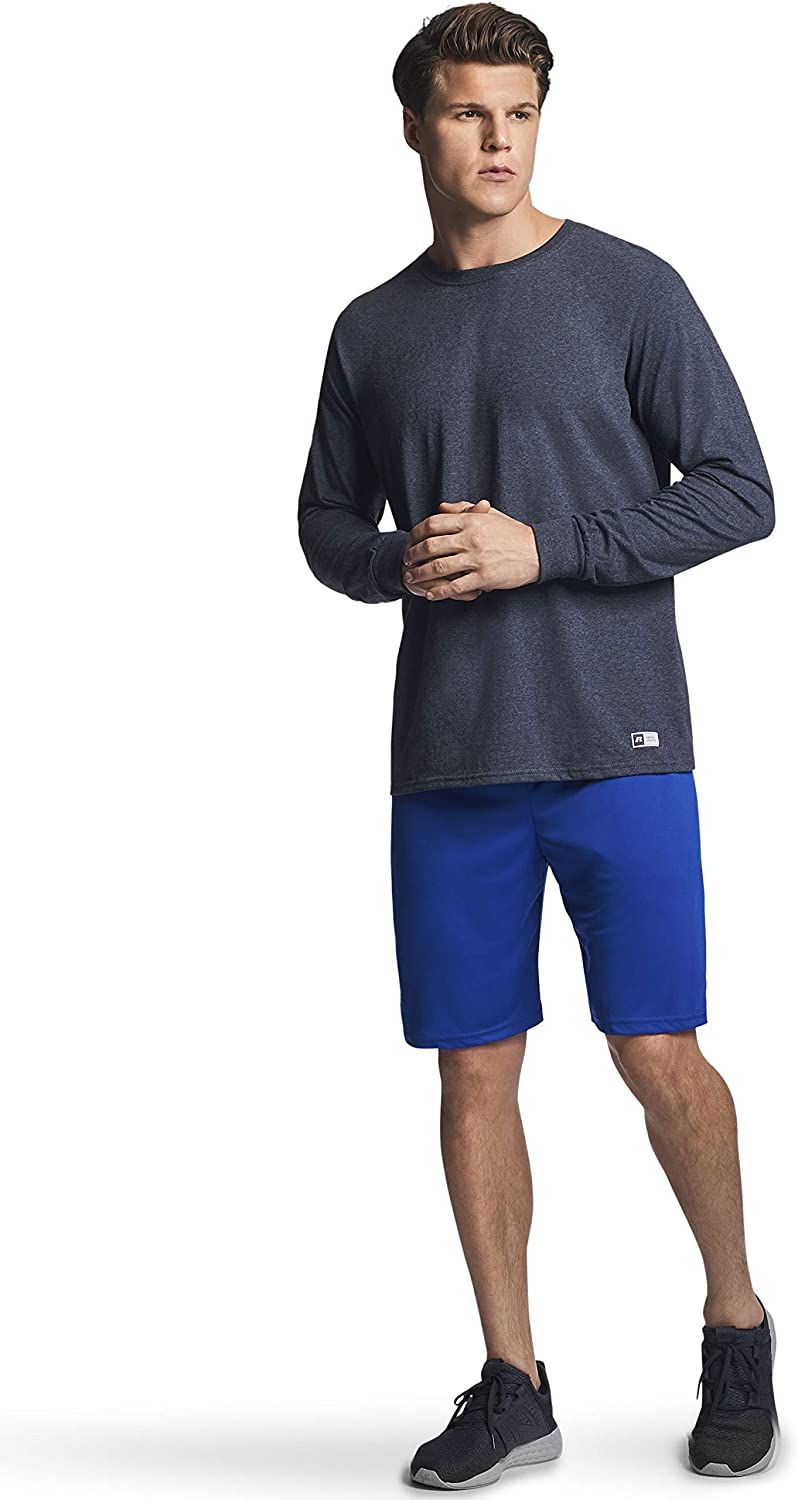 Russell Athletic Men's Cotton Performance Long Sleeve T-Shirts