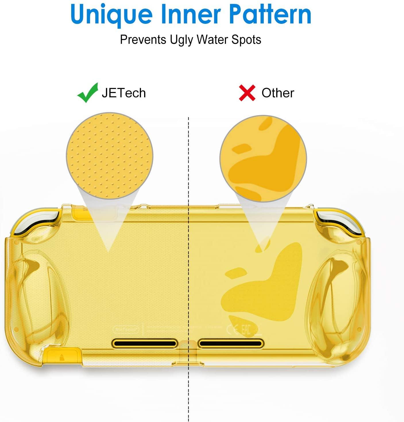 JETech Protective Case for Nintendo Switch Lite 2019, Grip Cover with Shock-Absorption and Anti-Scratch Design, HD Clear - JOY2ESpree