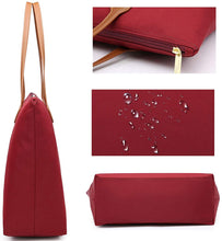 
                        
                          गैलरी व्यूवर में इमेज लोड करें, NNEE Water Resistant Light Weight Nylon Tote Bag Handbag
                        
                      
