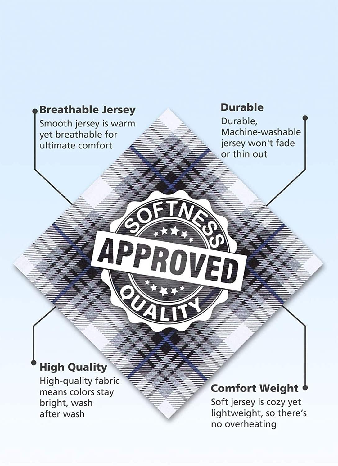 PajamaGram Classic Mens Pajamas Cotton - Men Pajamas Set