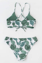
                        
                          画像をギャラリービューアに読み込む, CUPSHE Women's Reversible Lace Up Bikini Sets Floral and Striped
                        
                      
