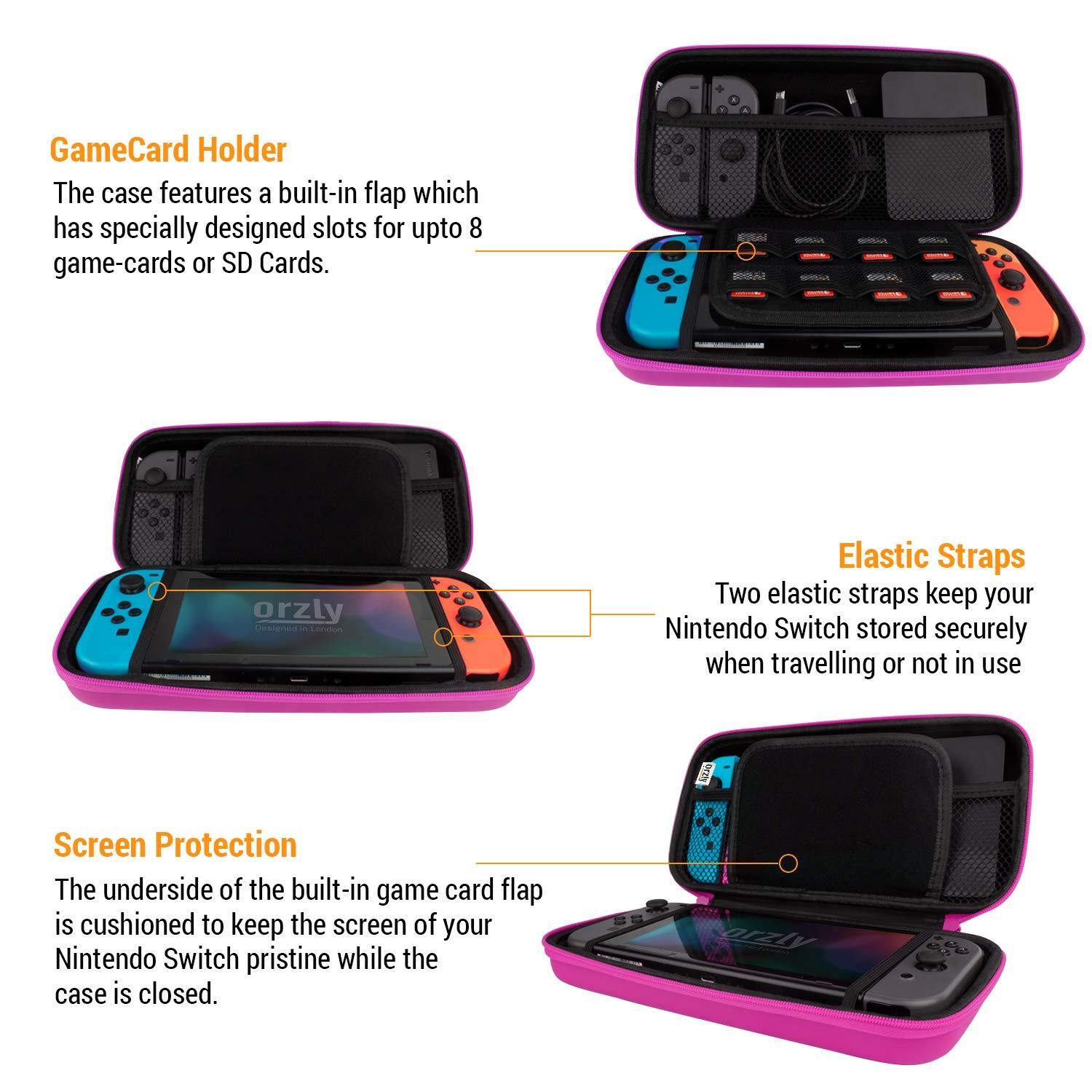 Orzly Carry Case Compatible with Nintendo Switch - JOY2ESpree